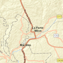 La Ferté-Milon Street Map