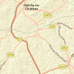 Coincy Street Map