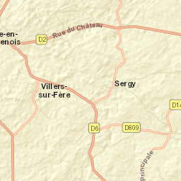 Fère-en-Tardenois Street Map