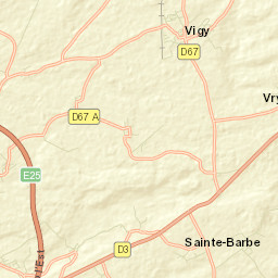 Vigy Street Map