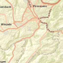 Pirmasens Street Map