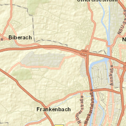 Neckarsulm Street Map