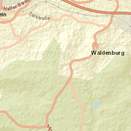 Waldenburg Street Map