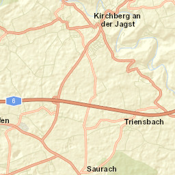 Kirchberg an der Jagst Street Map