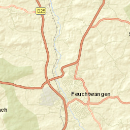 Feuchtwangen Street Map