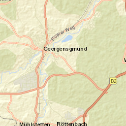 Georgensgmünd Street Map