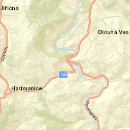 Hartmanice Street Map