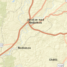 Jarošov nad Nežárkou Street Map