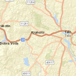 Telč Street Map