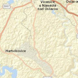 Náměšť nad Oslavou Street Map