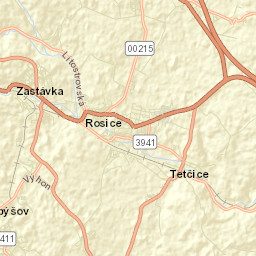 Zbýšov Street Map