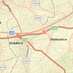 Pozořice Street Map
