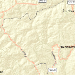 Halenkovice Street Map