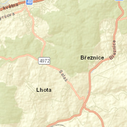 Březnice Street Map