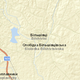 Bilshivtsi Street Map
