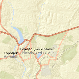 Horodok Street Map