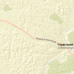 Chervonyy Oskil Street Map
