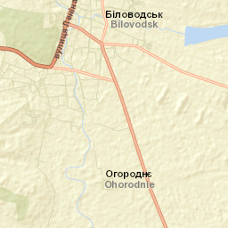 Bilovods'k Street Map
