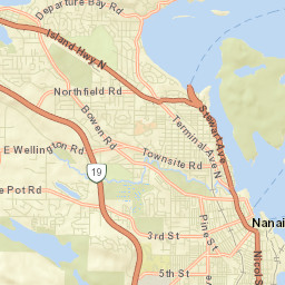 Nanaimo Street Map