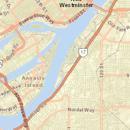 New Westminster Street Map