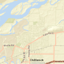 Chilliwack Street Map