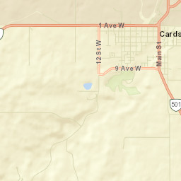 Cardston Street Map