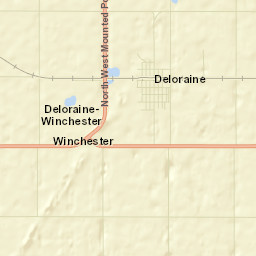 Deloraine Street Map