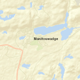 Manitouwadge Street Map