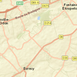 Tourville-sur-Odon Street Map