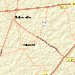 Thiberville Street Map