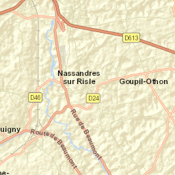 Serquigny Street Map