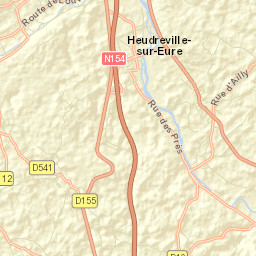 Heudreville-sur-Eure Street Map