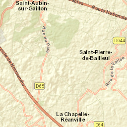 Saint-Aubin-sur-Gaillon Street Map