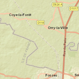 Fosses Street Map