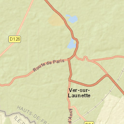 Ver-sur-Launette Street Map