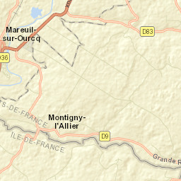 Mareuil-sur-Ourcq Street Map