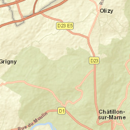 Châtillon-sur-Marne Street Map