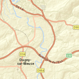 Dugny-sur-Meuse Street Map