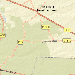 Doncourt-lès-Conflans Street Map