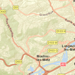 Longeville-lès-Metz Street Map