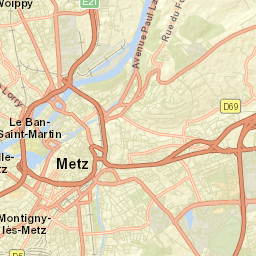 Montigny-lès-Metz Street Map