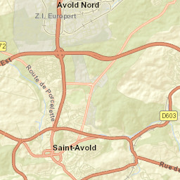 Saint-Avold Street Map