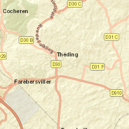 Farébersviller Street Map
