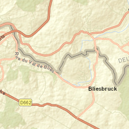 Bliesbruck Street Map