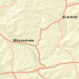 Kraichtal Street Map