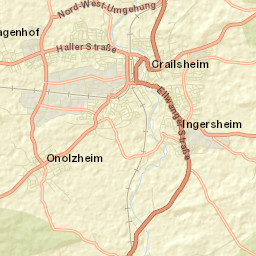 Crailsheim Street Map