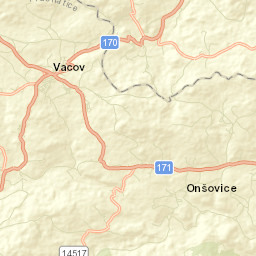 Vacov Street Map