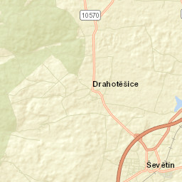 Ševětín Street Map