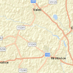 Hrotovice Street Map