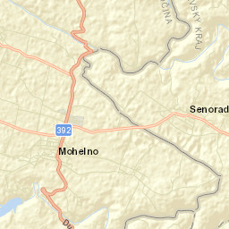 Mohelno Street Map